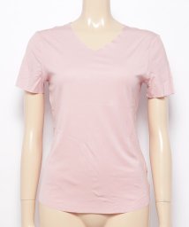 aimoha(aimoha（アイモハ）)/選べる シームレス U型 V型 Tシャツ/ピンク