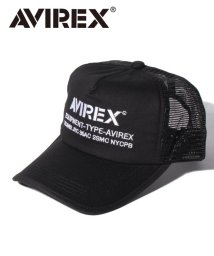 AVIREX(AVIREX)/AVIREX NUMBERING  MESH CAP/ﾌﾞﾗｯｸ