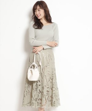 Jusglitty ジャスグリッティー レース刺繍フレアスカート 雑誌掲載商品 マガシーク Magaseek ファッション通販商品紹介ブログ