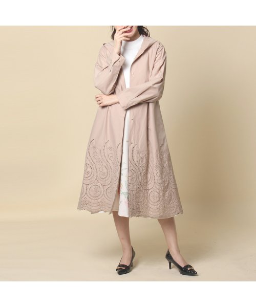 裾刺繍ロングマウンテンパーカー レディースファッション 阪急百貨店公式通販 Hankyu Fashion