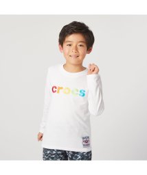 crocs(KIDS WEAR)(クロックス（キッズウェア）)/CROCS 長袖Ｔシャツ/ホワイト