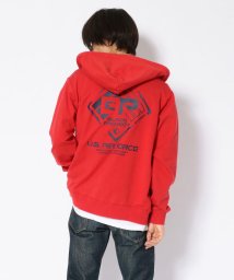 AVIREX(AVIREX)/【Ｌｉｇｈｔｎｉｎｇ 3月号掲載】【直営店限定】ブラックプロジェクト パーカー/BLACK PROJECT PARKA/RED