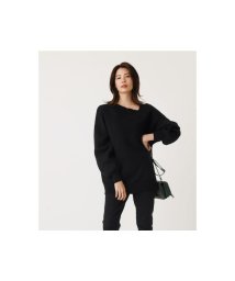 AZUL by moussy(アズールバイマウジー)/ASYMMETRY SWEATTER TOPS/BLK