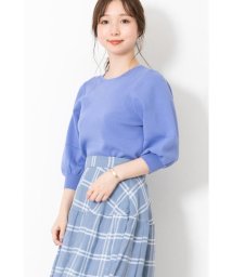 JILL STUART(ジル スチュアート)/◆《Endy ROBE》ルイザボリューム袖ニット/BLUE