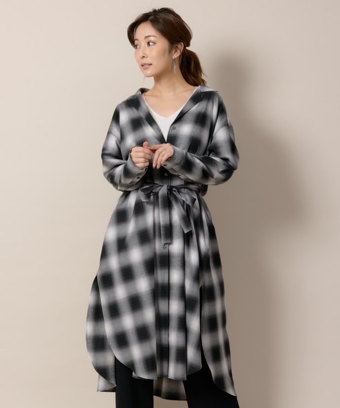 カタログ掲載 ボリュームシャツワンピース トーナル Tonal Magaseek