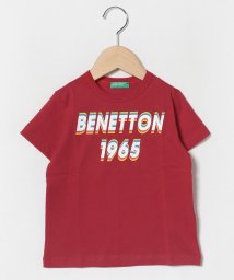 BENETTON (UNITED COLORS OF BENETTON BOYS)(ユナイテッド　カラーズ　オブ　ベネトン　ボーイズ)/カラフルロゴTシャツ・カットソー/レッド