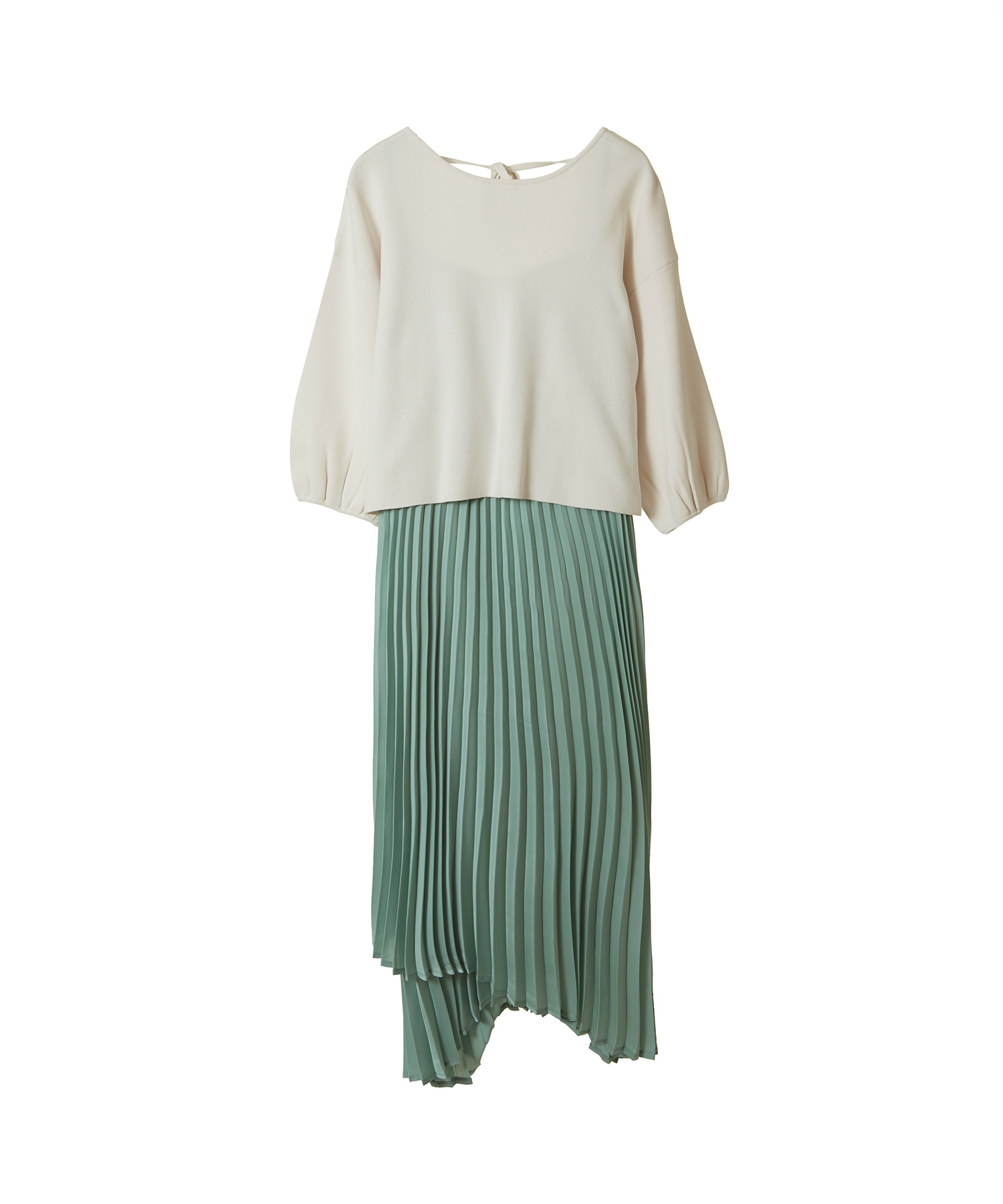 セール ニットレイヤードサテンキャミワンピース トランテアン ソン ドゥ モード 31 Sons De Mode Magaseek