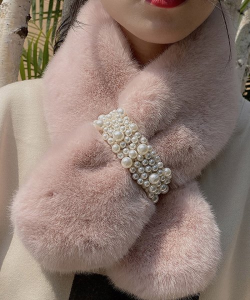 セール マフラー ふわふわ レディース ボリューミー フェイクファー スヌード おしゃれ 防寒 ミニミニストア Miniministore Magaseek