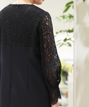 Tomorrowland トゥモローランド ドライダブルクロスレースコンビクルーネックワンピース Tomorrowland トゥモローランド レディースファッション通販情報紹介ブログ