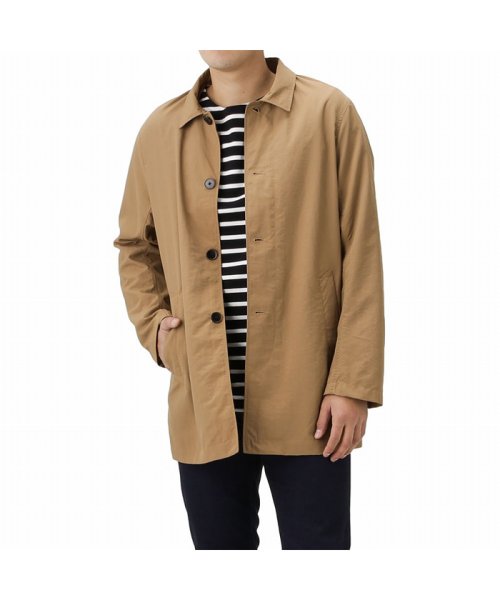 セール Navy ネイビー ナイロンタスランステンカラーコート 741781c