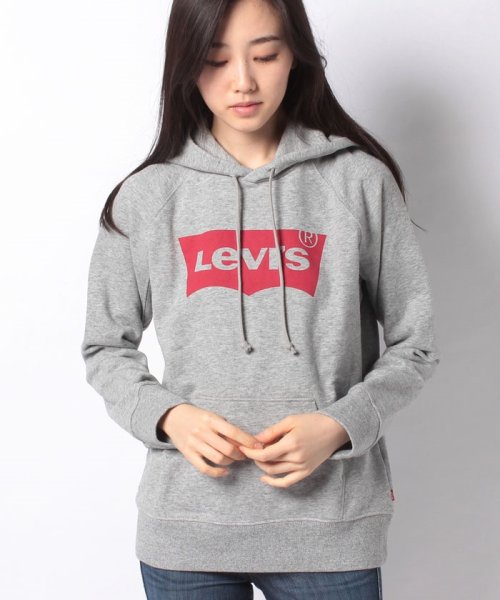 LEVI’S OUTLET(リーバイスアウトレット)/GRAPHIC SPORT HOODIE HOODIE HOUSEMARK SM/グレー