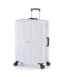 ASIA LUGGAGE(アジアラゲージ)/アジアラゲージ アリマックス2 スーツケース Lサイズ 80L フレーム アルミフレーム 大容量 大型 ALIMAX2 ali－011r－26 キャリーケース/ホワイト