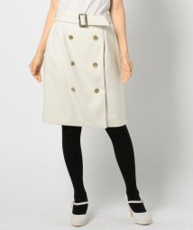 MISCH MASCH(ミッシュマッシュ)/【WEB限定】トレンチライクスカート/シロ