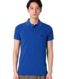 BENETTON (mens)(ベネトン（メンズ）)/スリムフィットポロシャツ/ブルー