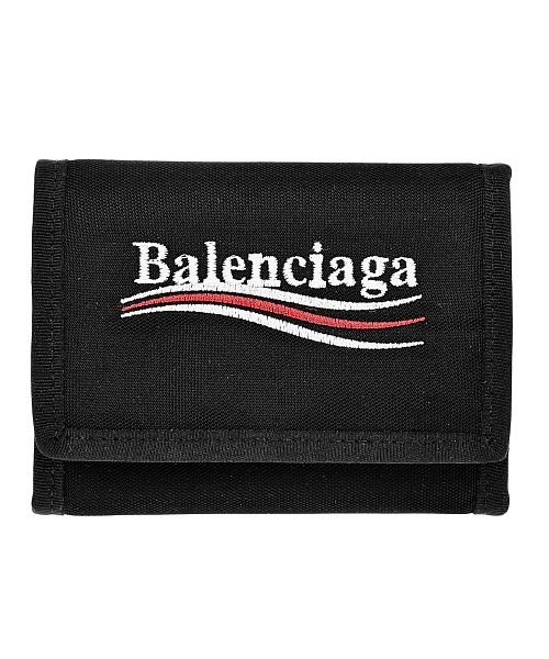 BALENCIAGA(バレンシアガ)/BALENCIAGA 507481 9WB25 EXPLORER ミニ コンパクト 財布/ブラック系
