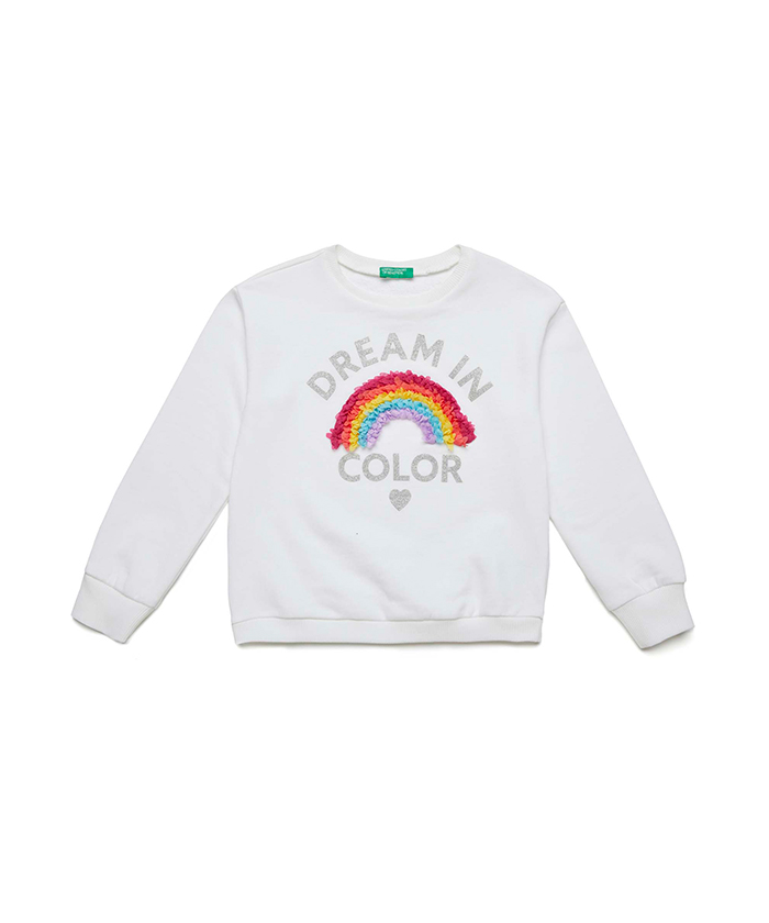 United Colors of Benetton Girls T-Shirt M//L Long Sleeve Top