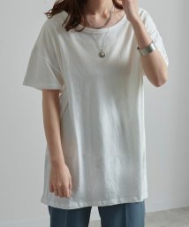 Fizz(フィズ)/【2021新作】ビッグシルエットベーシックTシャツ【3サイズ展開】mitis SS 半袖　オーバーサイズ/ホワイト