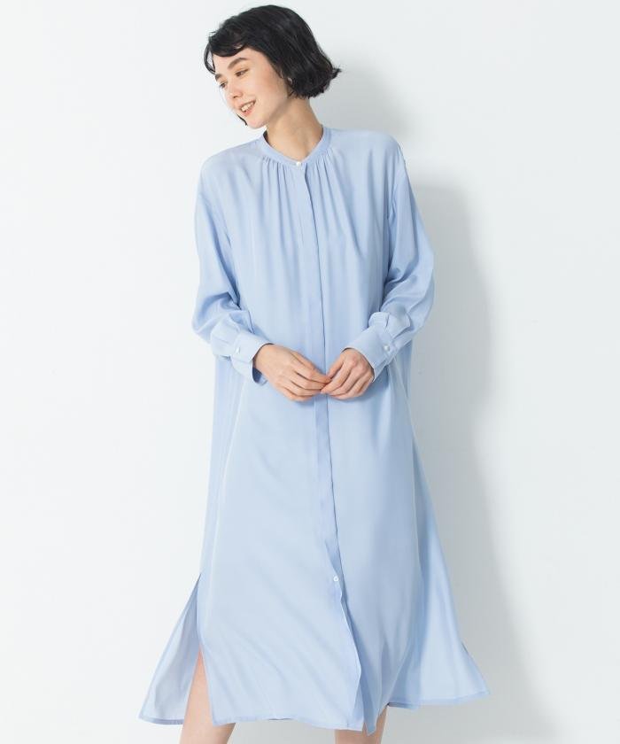 セール 60 Off 洗える シルクプレーンクロス ワンピース 23区 小さいサイズ Nijyusanku Small Size Magaseek