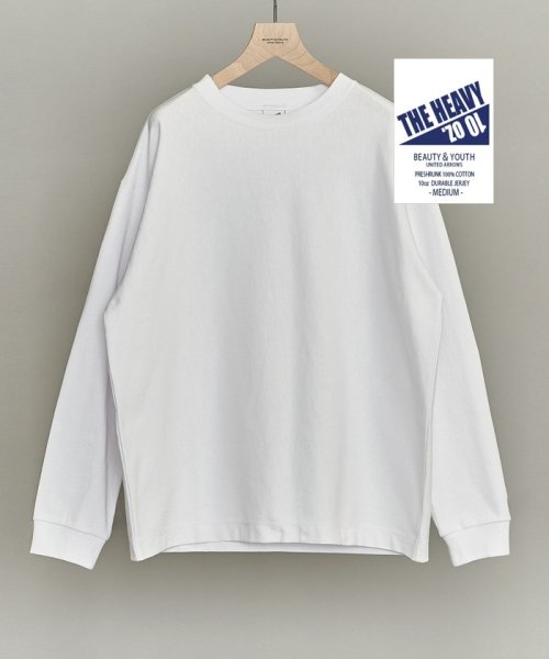 BEAUTY&YOUTH UNITED ARROWS(ビューティーアンドユース　ユナイテッドアローズ)/BY 10oz ヘビー ワイド カットソー/WHITE