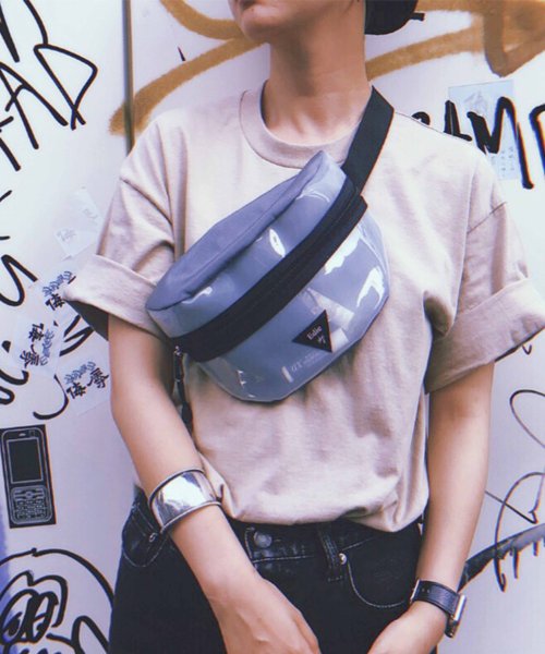 EDT(EDT)/ColorPVC_Waistbag_Terry/ﾎﾜｲﾄ