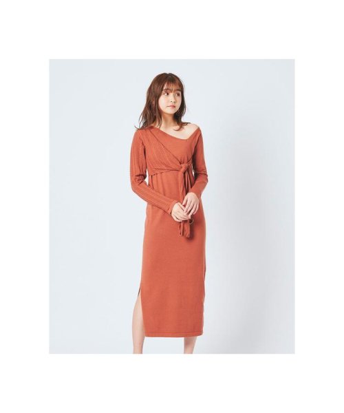 セール アシメレイヤードニットワンピース レディアゼル Redyazel Magaseek