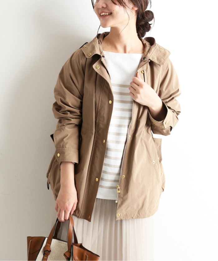 SLOBE IENA 2WAYミドルミリタリーフードブルゾン SLOBE IENA大人気再入荷2WAYミドルミリタリーフードブルゾン
