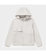 40%OFF！＜マガシーク＞ ラコステ 防風×耐水性ウィンドブレーカー レディース ナチュラル 40（XL） LACOSTE】 タイムセール開催中】