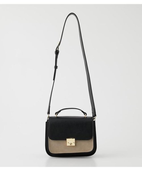 AZUL by moussy(アズールバイマウジー)/COLOR CONTRAST SHOULDER BAG/BLK
