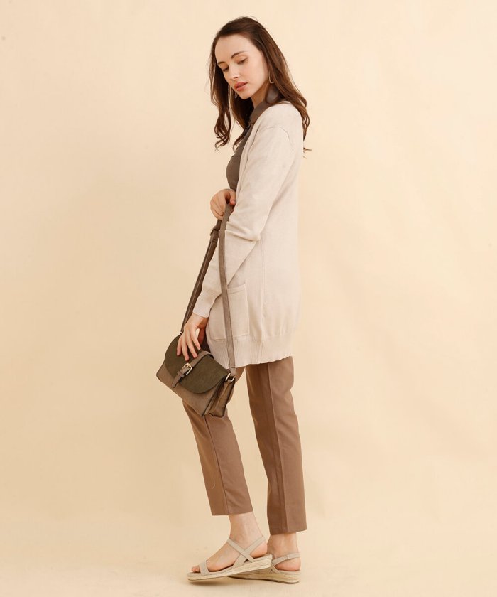 セール 洗えるニットロングカーディガン ロングカーディガン レディース カーディガン Vネック ロングカーデ ｖネック 長袖 洗えるニット 冷え対策 大きいサイズ Aimoha アイモハ Aimoha Magaseek