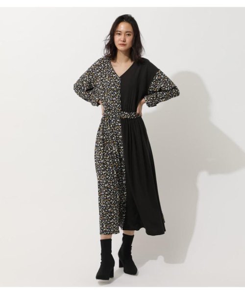 セール Flower Pattern Mix Onepiece アズールバイマウジー Azul By Moussy Magaseek