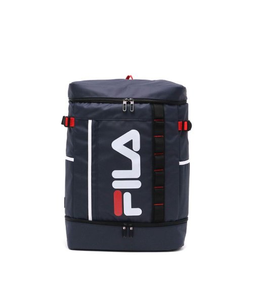 FILA(フィラ)/フィラ FILA バックパック リブレーン 30L 2層 2ルーム  PC収納 A4 B4 A3 通学 リュック 7572/ネイビー