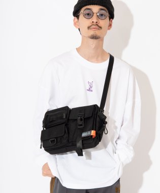 DEVICE/DEVICE CORDURA マグネットロック ショルダーバッグ チェストバッグ/502940472