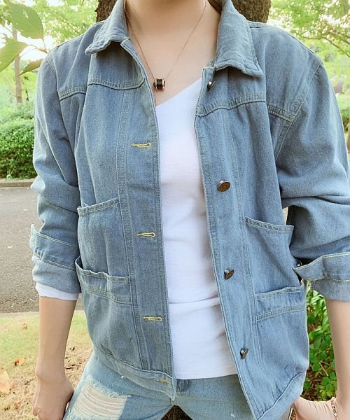 セール 10 Off デニムジャケット レディース アウター カジュアル ジージャン 秋 冬 秋物 ショッピングゴー Shoppinggo Magaseek