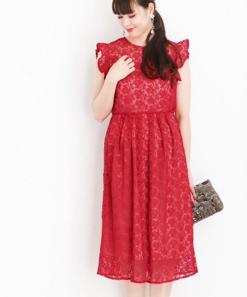 セール 49 Off Rosso Chaco エンブロダイアリーレースドレス アーバンリサーチ アウトレット Urban Research Outlet Magaseek