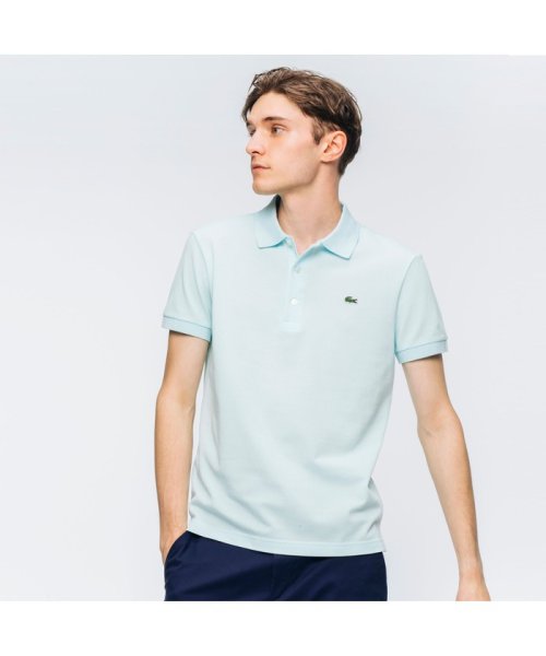 LACOSTE Mens(ラコステ　メンズ)/スリムフィットソリッドポロシャツ（半袖）/ミント