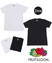 TopIsm(トップイズム)/FRUITOFTHELOOM（フルーツオブザルーム）2枚セット半袖パックTシャツ/ホワイト系2