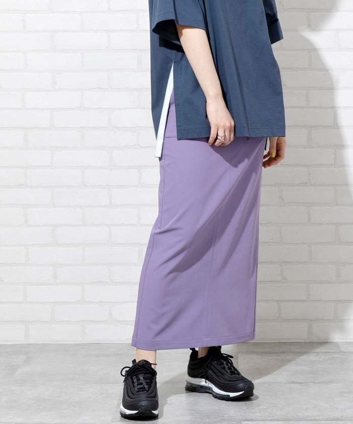セール Web限定 カラーペンシルスカート カラースカート タイトスカート ロングスカート ストレッチ コーエン Coen Magaseek