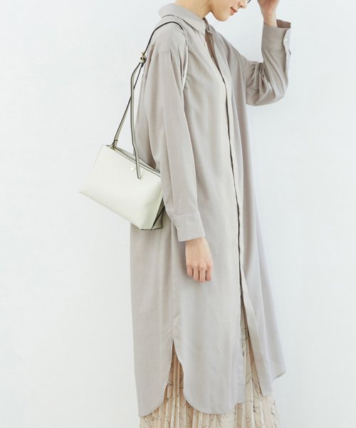 セール キュプラ混ロングシャツワンピース ロペピクニック Rope Picnic Magaseek セール キュプラ混ロングシャツワンピース ロペピクニック Rope Picnic Magaseek