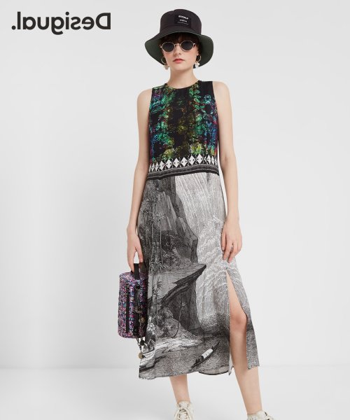 セール ワンピースノースリーブ Cooper デシグアル Desigual Magaseek