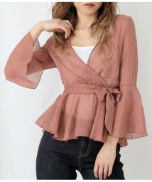 セール 50 Off シワ加工シアー素材フリルトップス チル Chille Magaseek