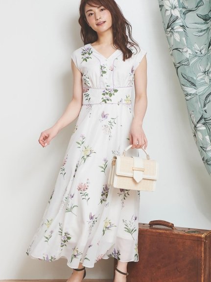 セール 美人百花4月号掲載 バードフラワーワンピース ノエラ Noela Magaseek セール 美人百花4月号掲載 バードフラワーワンピース ノエラ Noela Magaseek