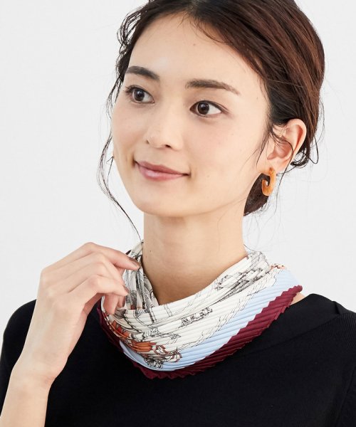 セール パターンプリントプリーツスカーフ ロペピクニック パサージュ Rope Picnic Passage Magaseek