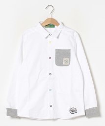 KRIFF MAYER(クリフ メイヤー)/スナップボタンシャツ(120～160cm)/オフホワイト