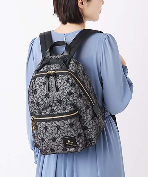 LANVIN en Bleu(BAG)(ランバンオンブルー（バッグ）)/トロカデロ ドンテル/ブラック系