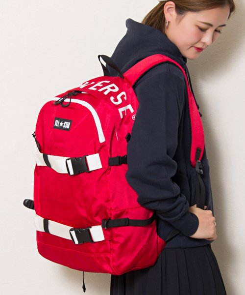 CONVERSE(CONVERSE)/2BB BACK PACK/レッド