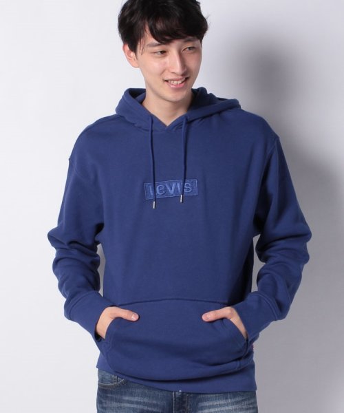 LEVI’S OUTLET(リーバイスアウトレット)/RELAXED GRAPHIC HOODIE SSNL BABYTAB TECH/ブルー