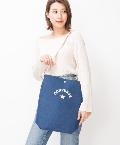 CONVERSE(コンバース)/FELT LEATHER SHOULBAG/ﾈｲﾋﾞｰ