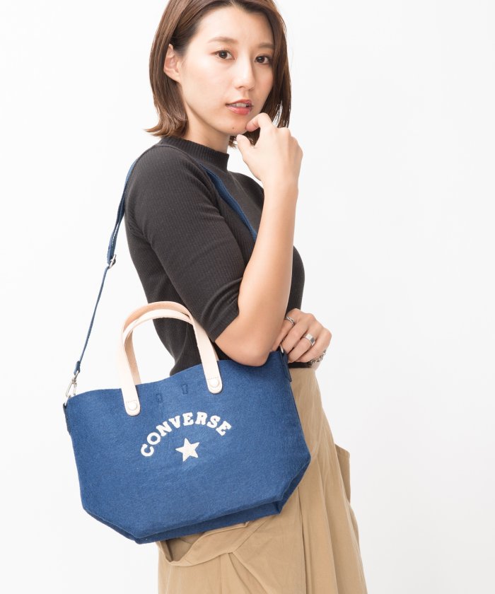 セール Felt Leather Mini Tote コンバース Converse Magaseek セール Felt Leather Mini Tote コンバース Converse Magaseek