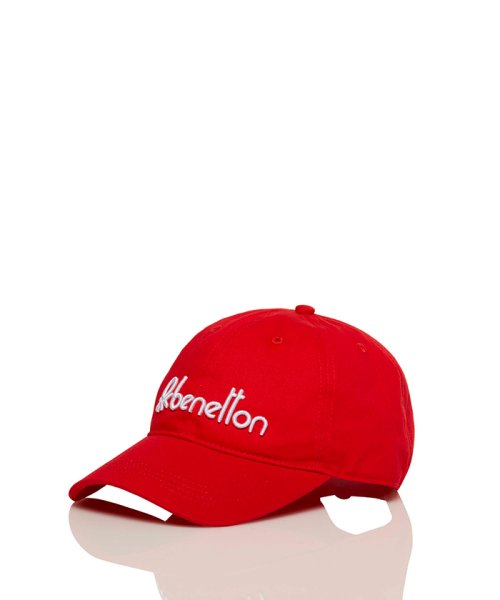 BENETTON (women)(ベネトン（レディース）)/ループロゴ刺繍キャップ・帽子/レッド