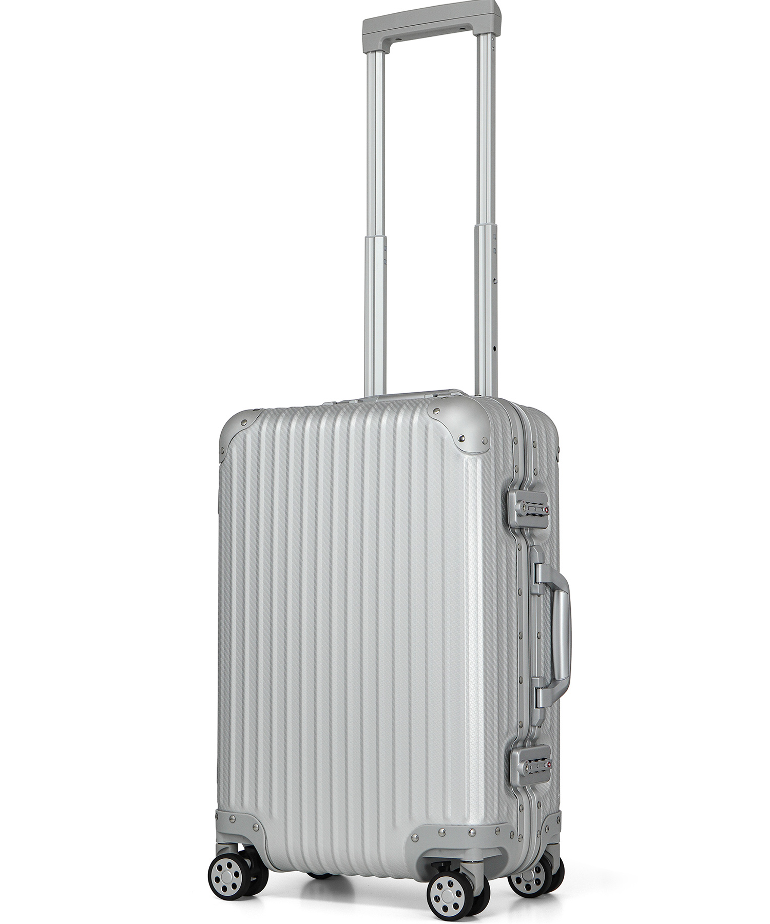 バーゲンで Mサイズ スーツケース アルミマグネシウム合金 360度回転 キャリーバッグ - 旅行用バッグ/キャリーバッグ - alrc.asia
